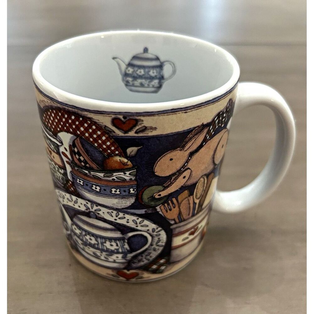 Lang & Wise Close to My Heart 1998 11 fl oz Ceramic Country Pictorial Mug